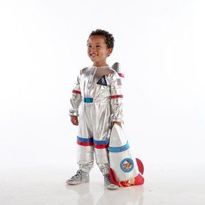 Pottery Barn Toddler Light-Up Astronaut Halloween Costume, 3T
